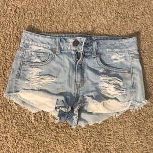 AE Stretch Denim Mom Shorts